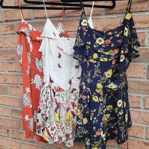 3 very cute and breezy rompers